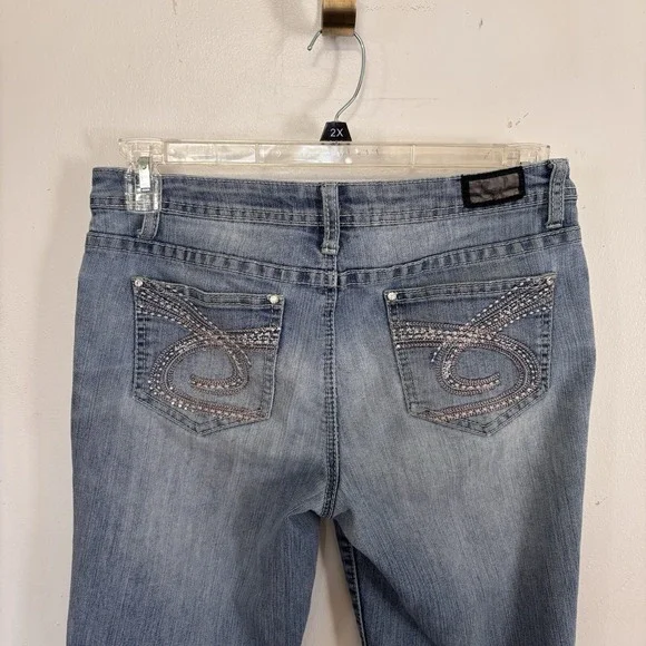 EARL JEANS Women's RN#89302 STRAIGHT‎ LEG Stretch Medium Wash - Size 6 - Picture 9 of 14